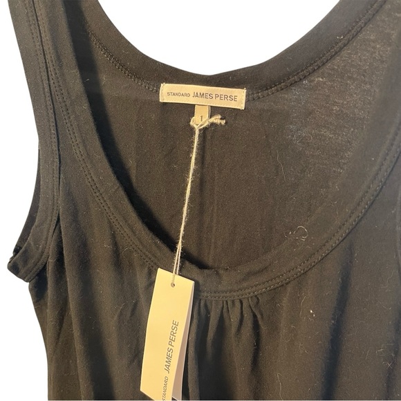 Standard James Perse Black Midi Dress, Elevated Basics, Beachy, Summer, 1/ S - Picture 3 of 6